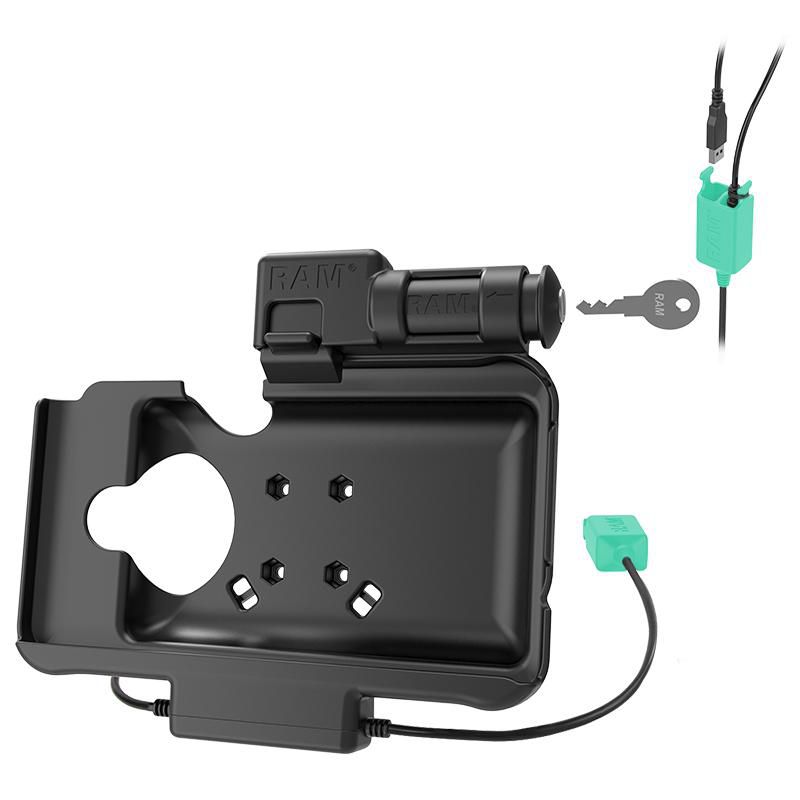 RAM Mounts - RAM-HOL-SAM58PD2KLU - Unpkd ram power and data w/ 2