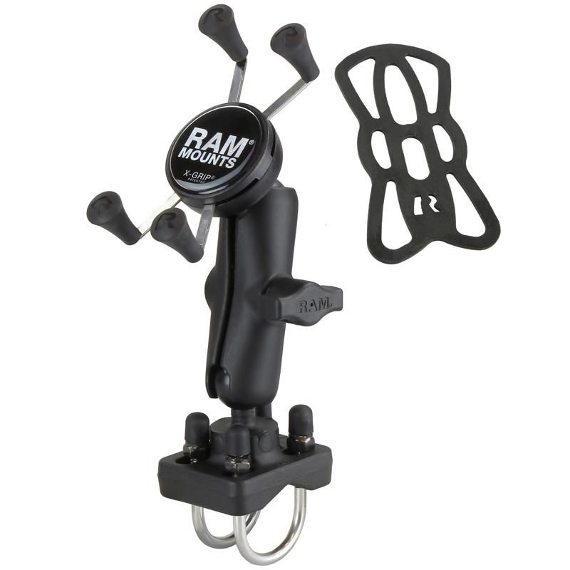 RAM Mounts - RAM-HOL-UN7B-235U - UNPKD RAM X-GRIP WITH DBL UBOLT RAIL MNT