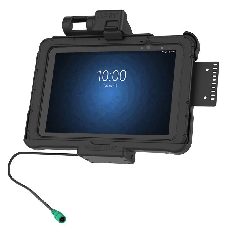 RAM Mounts - RAM-HOL-ZE11PU - RAM Mounts RAM POWER ONLY SPRING LOADED  CRADLE FOR ZEBRA ET5X 10.1"  SERIES TABLETS