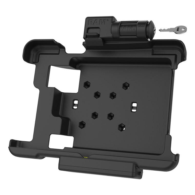 RAM Mounts - RAM-HOL-ZE15KLU - BÉLIER NON ALIMENTÉ VERROUILLÉ À CLÉ SOCLE À RESSORT POUR TABLETTES ZEBRA SÉRIE L10