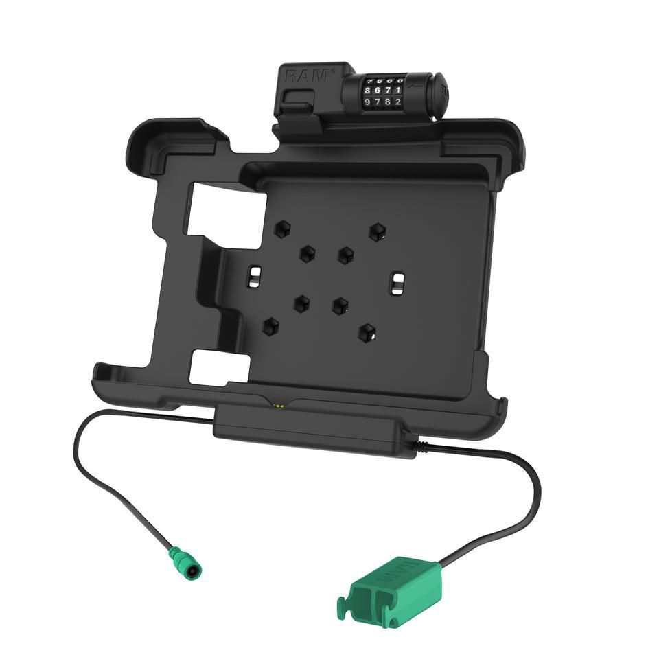 RAM Mounts - RAM-HOL-ZE15PD2CLU - UNPKD RAM POWER AND DATA W/ 2 USB-A FEMALE SOCKETS COMBO LOCKING CRADLE FOR ZEBRA L10 SERIES TABLETS