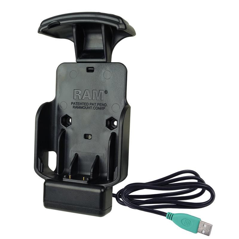 RAM Mounts - RAM-HOL-ZE16U - RAM Mounts RAM POWER ONLY SPRING LOADED  CRADLE FOR ZEBRA EC5X