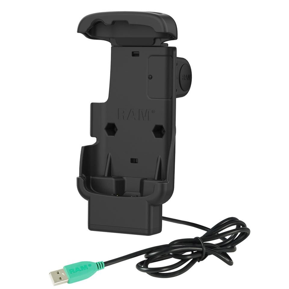RAM Mounts - RAM-HOL-ZE24P-1U - RAM® Form-Fit Powered Dock pour Zebra TC22 et TC27 sans coque