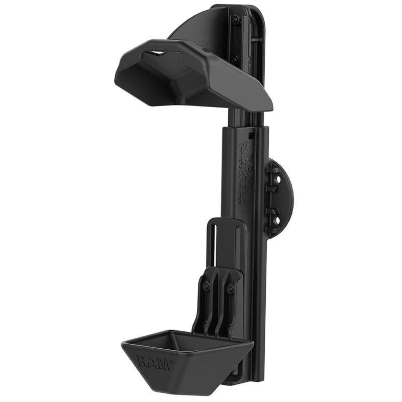 RAM Mounts - RAM-HOL-ZE9U - UNPKD RAM QUICK DRAW SCANNER poignée HOLDER FOR ZEBRA TC8000 AND TC8300 RAM-HOL-ZE9U, Ordinateur portable, Support passif, Universel, Noir