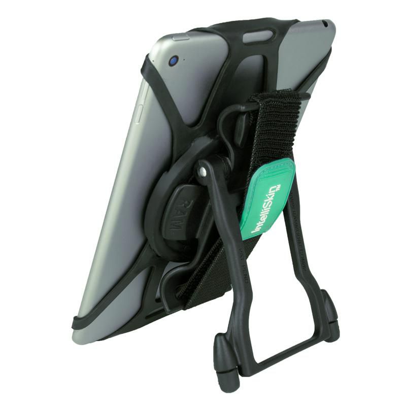 RAM Mounts - RAM-HS1U - RAM Mounts UNPKD RAM UNIVERSAL HAND  STAND WITH HAND STRAP FOR 8"  TABLETS