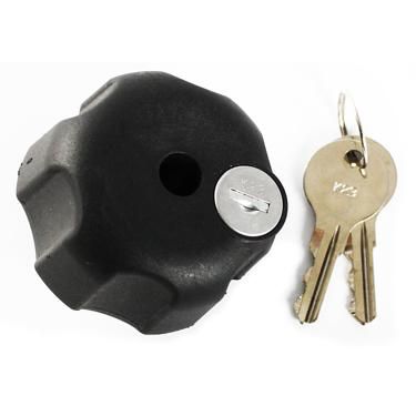 RAM Mounts - RAM-KNOB3LU - Bouton avec serrure et trou en laiton 1/4Inch-20 Taille B