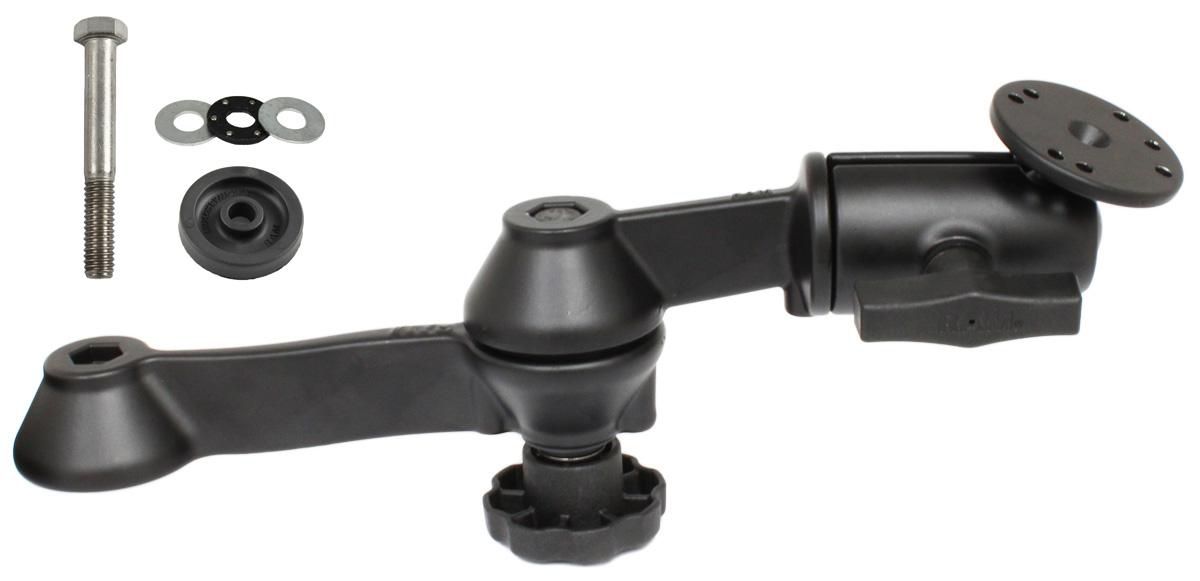 RAM Mounts - RAM-VB-110-1DFU - UNPKD RAM DBL SWING ARM W DBL FLANGE HAR