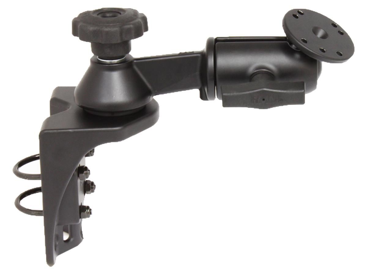 RAM Mounts - RAM-VB-110V-2U - UNPKD RAM SING SWG ARM TELE POLE BASE