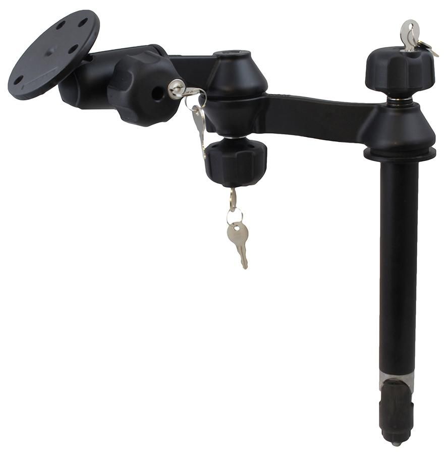 RAM Mounts - RAM-VP-SW1L-8-240 - RAM DBL SWING ARM 8Inch MALE TUBE LOCKING
