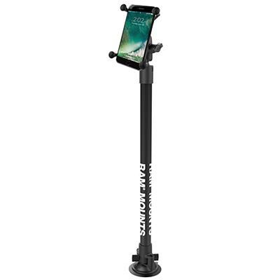 RAM Mounts - RAP-224-18-A-UN10 - RAM 18 LNG ARM SNGL SUCT W/ LRG RAM X-GRIP