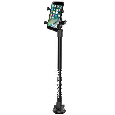 RAM Mounts - RAP-224-18-A-UN7 - RAM 18 LNG ARM SNGL SUCT W/ RAM X-GRIP