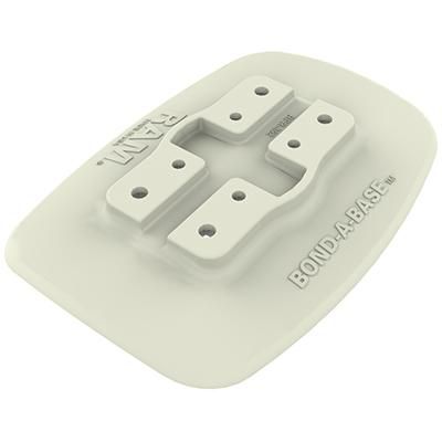 RAM Mounts - RAP-398-GRYU - UNPKD RAM BOND-A-BASE GREY Bond-A-Base Grey Adhesive Base