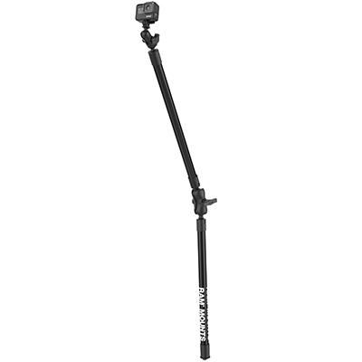 RAM Mounts - RAP-425-18-18-A-GOP1 - RAM DBL 18 LNG CAMERA ARM W/ GOPRO ADAPT