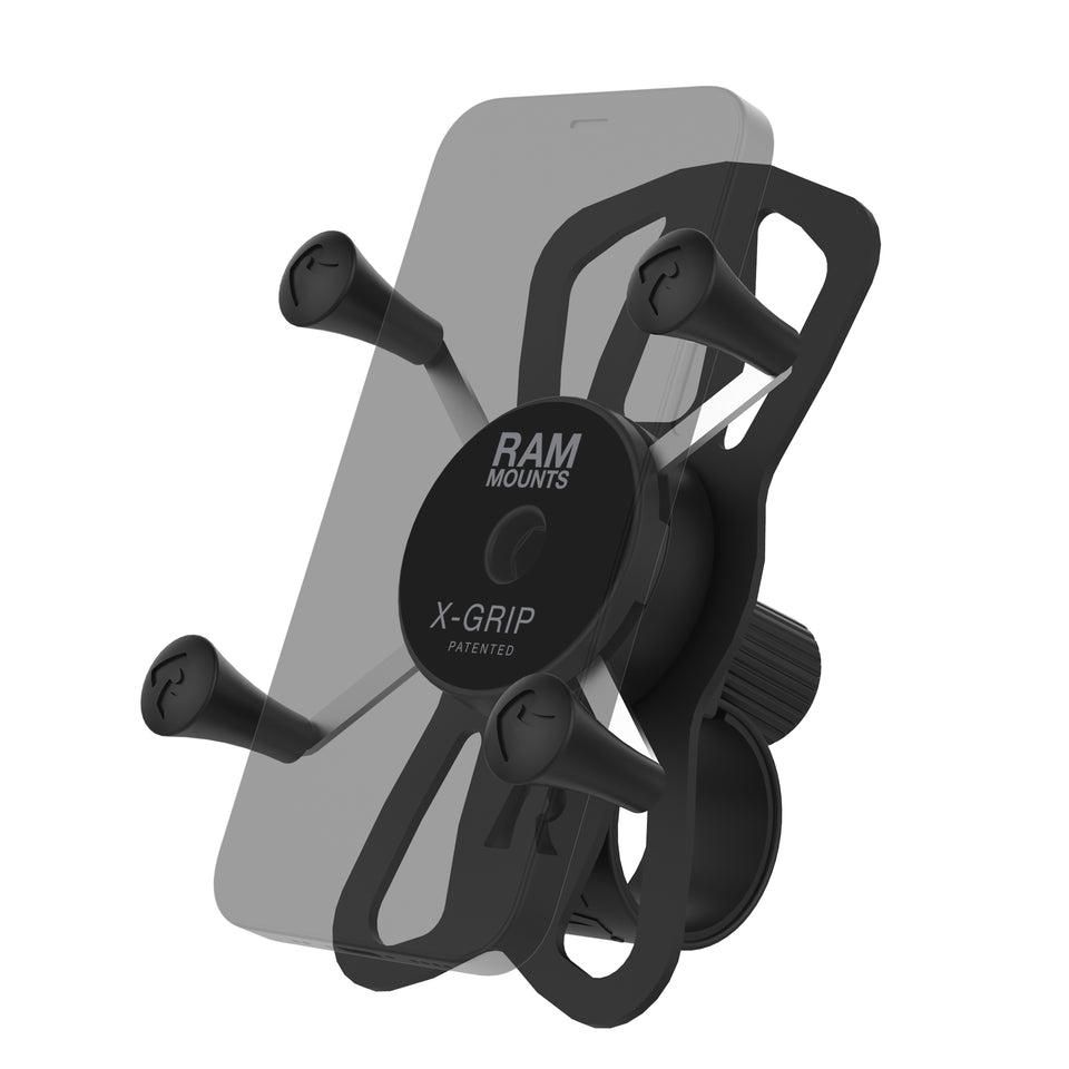 RAM Mounts - RAP-460-UN7U - RAM MOUNTS SUPPORT DE GUIDON AVEC SUPPORT DE TÉLÉPHONE X-GRIP