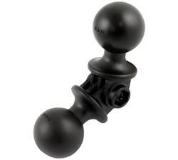 RAM Mounts - RAP-B-230-1U - UNPKD RAM ADJ DOUBLE 1Inch BALL ADAPTER