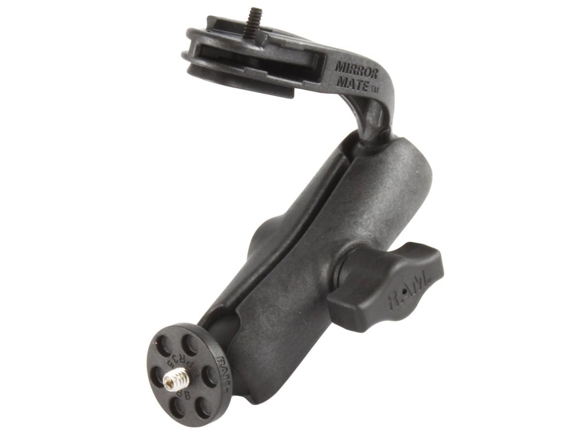 RAM Mounts - RAP-B-369B-366U - UNPKD. RAM MIRROR SYST GM W/ 1/4Inch-20