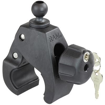 RAM Mounts - RAP-B-401LU - UNKD RAM LG LK TOUGHCLAW W 1Inch DIA BALL