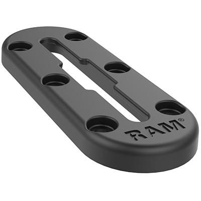 RAM Mounts - RAP-TRACK-A3U - UNPKD RAM 3Inch TOUGH-TRACK Tough-Track - Rail composite 3" à chargement par le haut, 44,5 mm, 121 mm