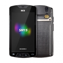 M3 MOBILE - S15X4C-N2CFSS-HF - M3 Mobile SM15 X, 2D, bluetooth (BLE), WiFi, 4G, NFC, GPS, GMS, Android
