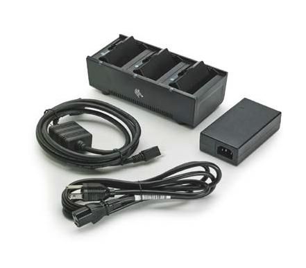 ZEBRA - SAC-MPM-3BCHGEU1-01 - Station de chargement de batteries Zebra, 3 emplacements