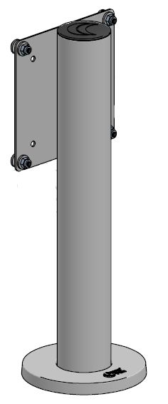 ERGONOMIC SOLUTIONS - SAFESCREEN04 - VESA 75/100 Hauteur fixe