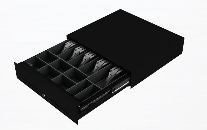 APG CASH DRAWER - SL3000-0843 - APG Cash Drawer Cash Drawer, 8/4, light grey 8 Coins 4 Notes alike 446 x 410 x 107 mm