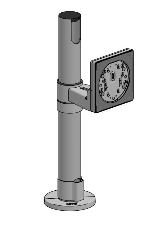 ERGONOMIC SOLUTIONS - SP-EONE101-02 - Solution de montage sur poteau pour