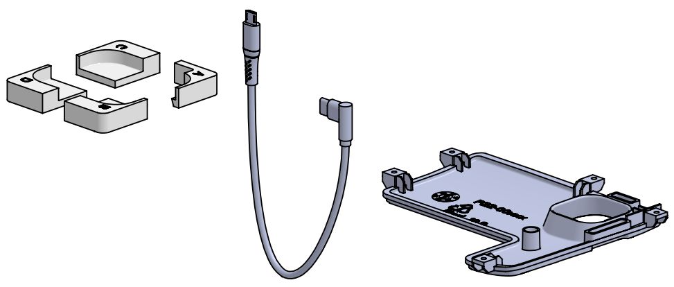 ERGONOMIC SOLUTIONS - SPDC118C-32 - Station d'accueil et accessoires de charge pour iPad 10.9" 10th Gen (2022) -WHITE-