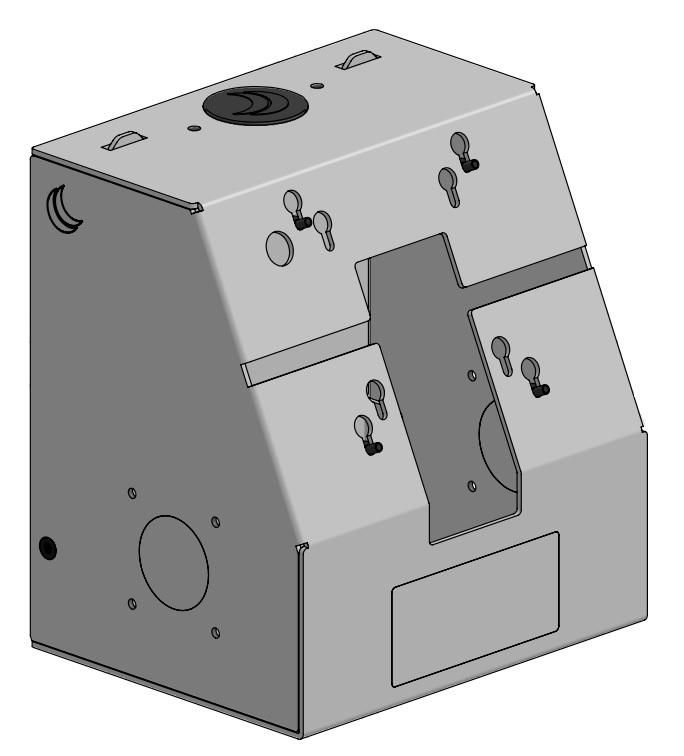 ERGONOMIC SOLUTIONS - SPK110-32 - Module supérieur de kiosque - w:206-white