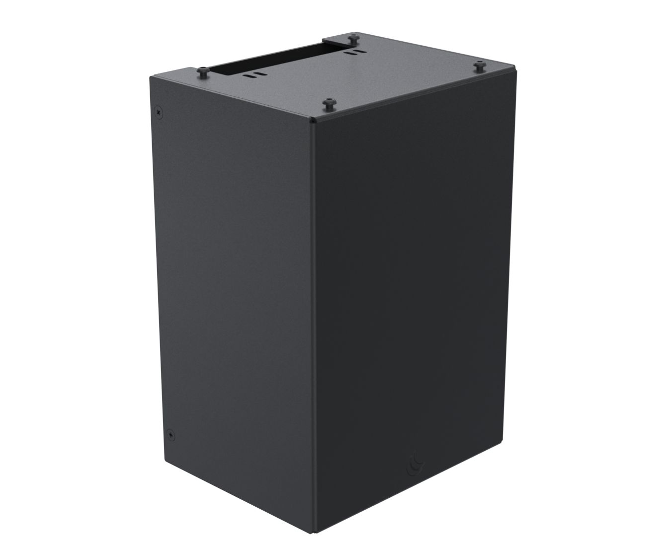 ERGONOMIC SOLUTIONS - SPK210-02 - Module central de kiosque (vierge) de 206 mm de large, noir.