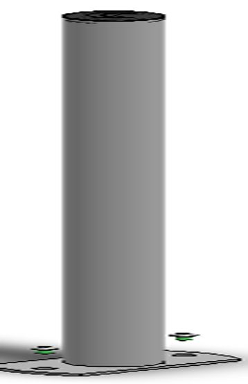 ERGONOMIC SOLUTIONS - SPK504 - Poteau supérieur du kiosque