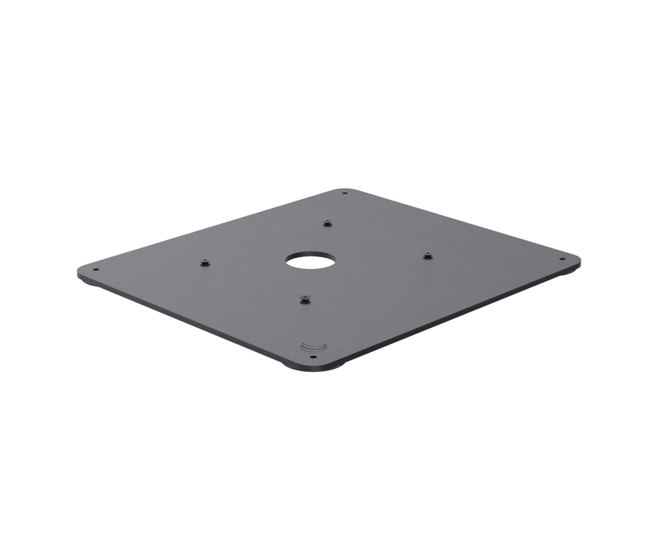 ERGONOMIC SOLUTIONS - SPK515-02 - Plaque de base pour Kiosque de comptoir - Noir