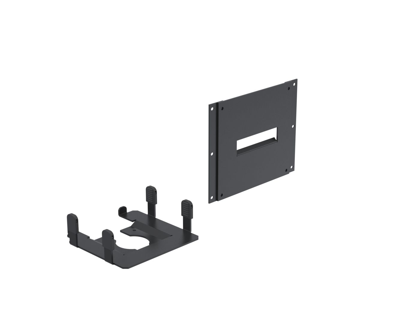 ERGONOMIC SOLUTIONS - SPK601-02 - Capot d'imprimante intégré au kiosque, plaque d'imprimante pour