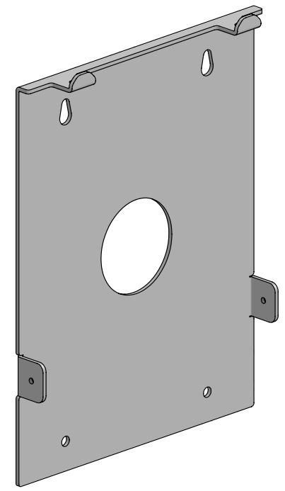ERGONOMIC SOLUTIONS - SPK602-02 - Support mural pour kiosque - l:206