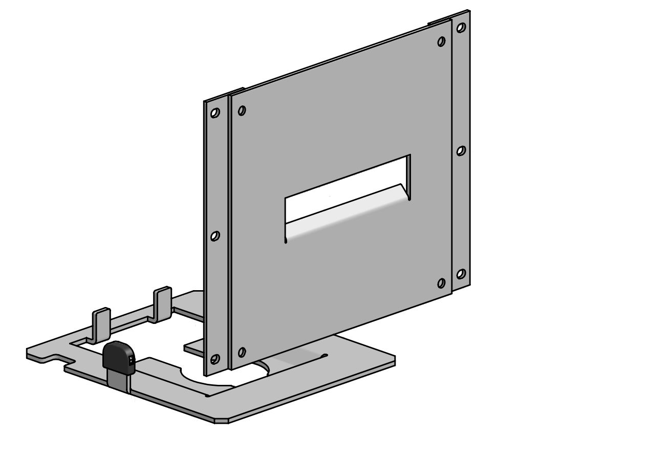 ERGONOMIC SOLUTIONS - SPK604-32 - Capot pour imprimante intégrée au kiosque, plaque pour epson t