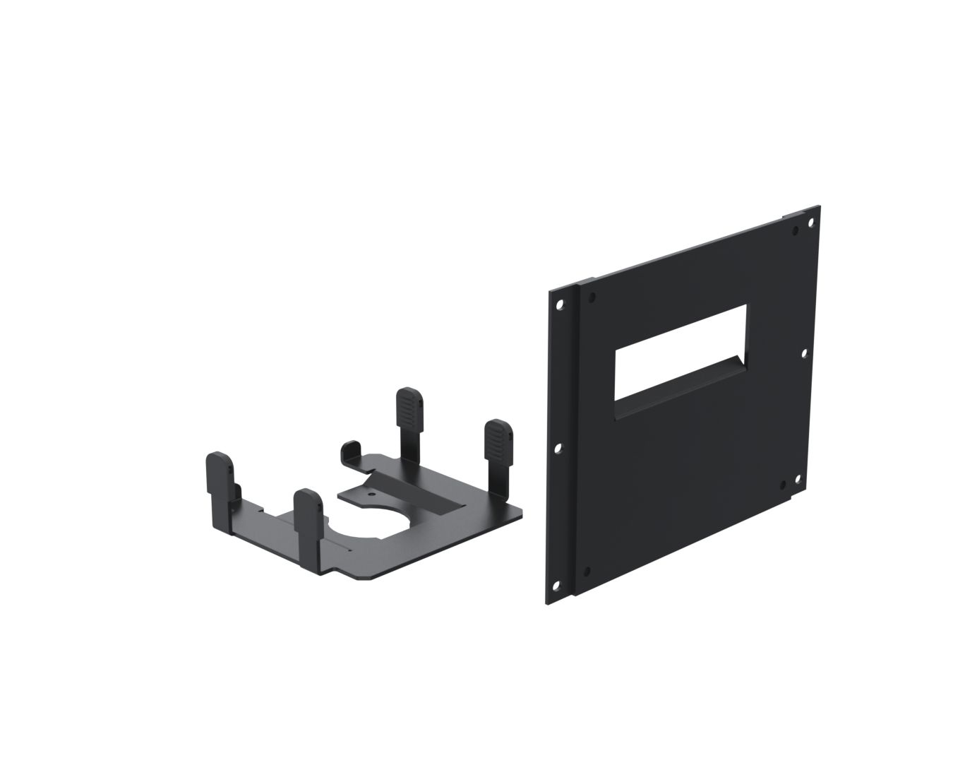 ERGONOMIC SOLUTIONS - SPK609-02 - Capot d'imprimante intégré au kiosque, plaque d'imprimante pour