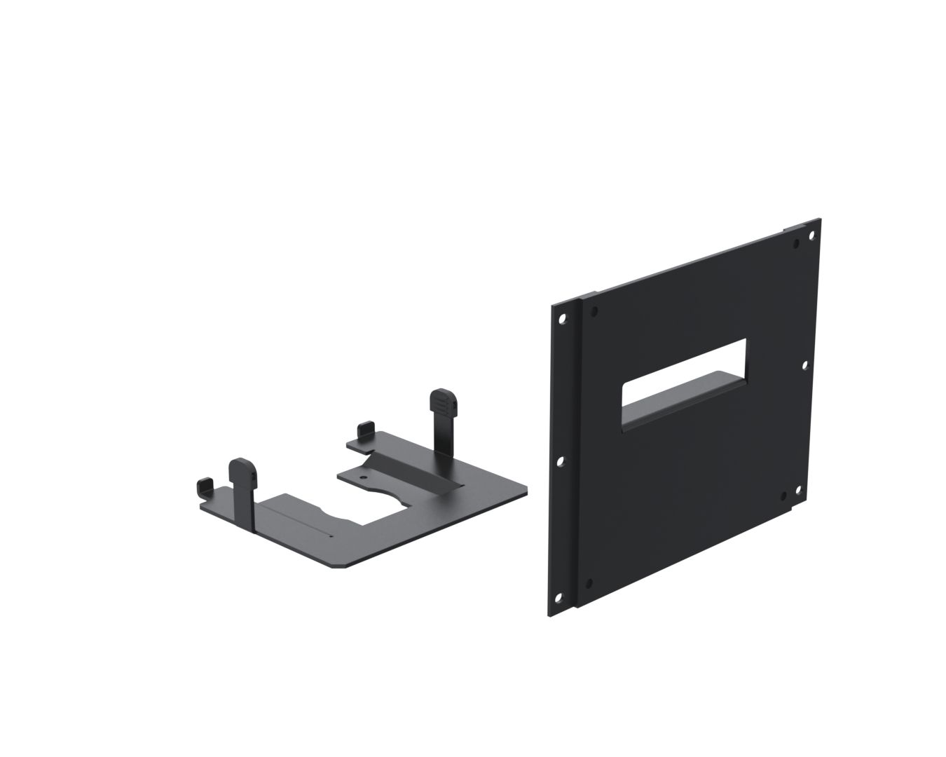 ERGONOMIC SOLUTIONS - SPK610-02 - Capot d'imprimante intégré au kiosque, plaque d'imprimante pour