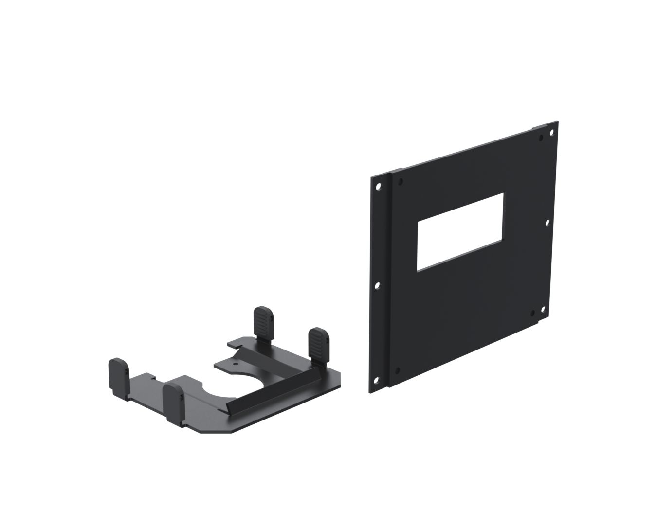 ERGONOMIC SOLUTIONS - SPK611-02 - Capot d'imprimante intégré au kiosque, plaque d'imprimante pour