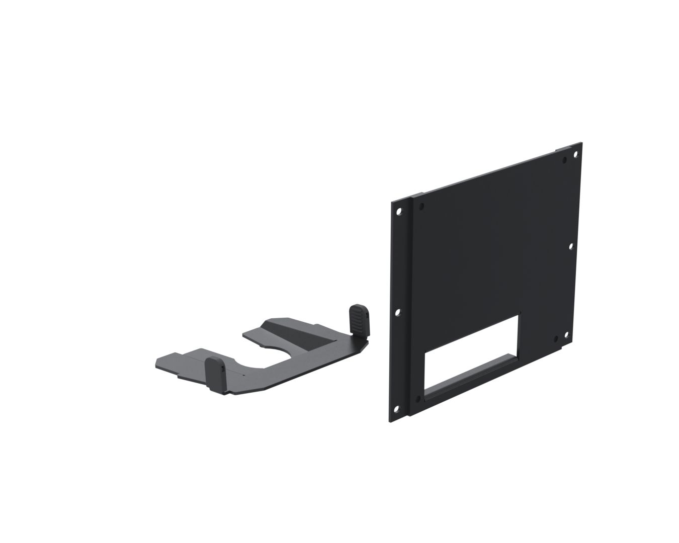 ERGONOMIC SOLUTIONS - SPK612-02 - Capot d'imprimante intégré au kiosque, plaque d'imprimante pour
