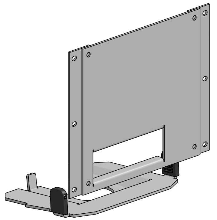 ERGONOMIC SOLUTIONS - SPK612-32 - Capot pour imprimante intégrée au kiosque, plaque d'imprimante pour Epson TM-T88 - W:206 -WHITE-