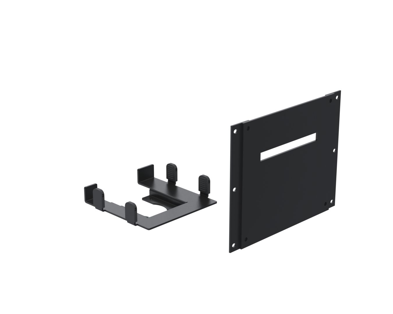 ERGONOMIC SOLUTIONS - SPK613-02 - Capot d'imprimante intégré au kiosque, plaque d'imprimante pour