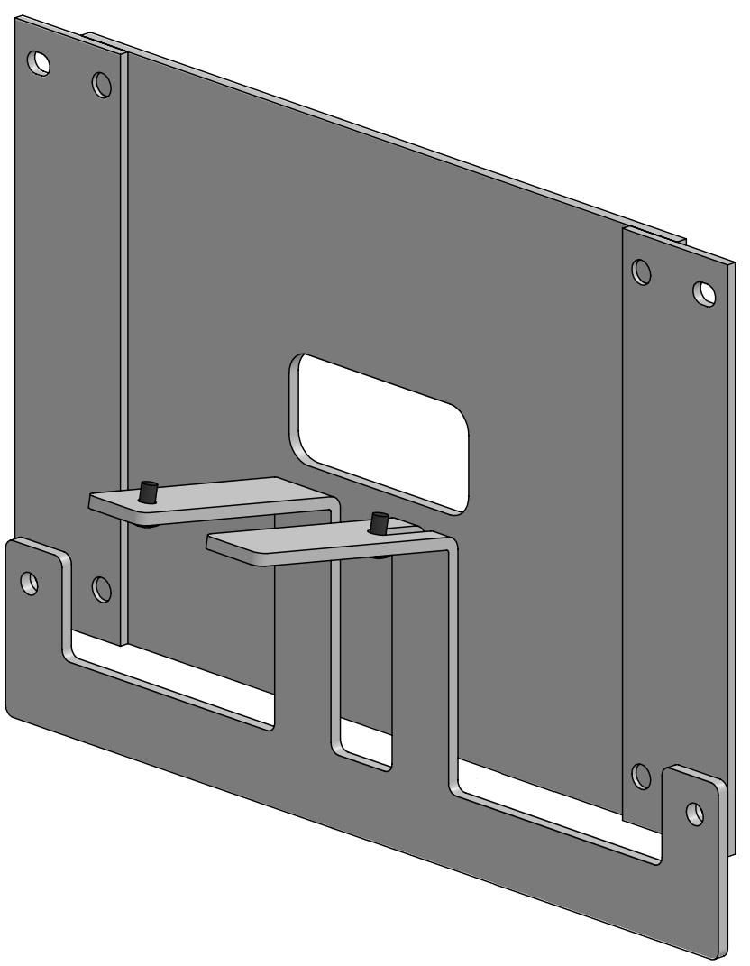 ERGONOMIC SOLUTIONS - SPK621-02 - Capot d'imprimante intégrée au kiosque pour Zebra DS457 -Noir-