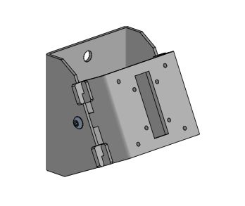 ERGONOMIC SOLUTIONS - SPM115-02 - Support mural angulaire pour les boîtiers de tablettes