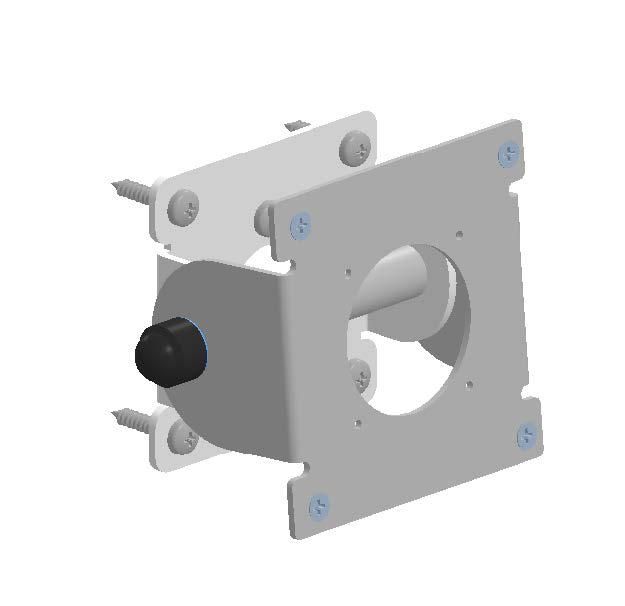 ERGONOMIC SOLUTIONS - SPM128-02 - Support mural - flip