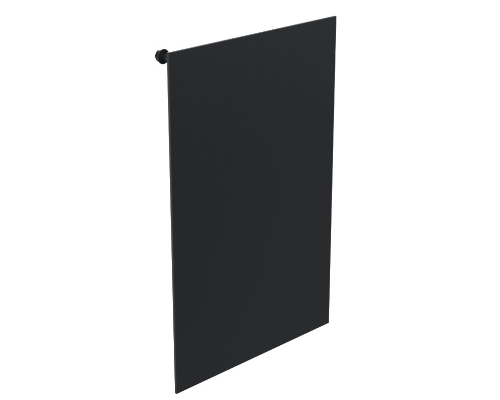 ERGONOMIC SOLUTIONS - SPSK505-02 - Sco kiosk plaque de capot vierge -noir-