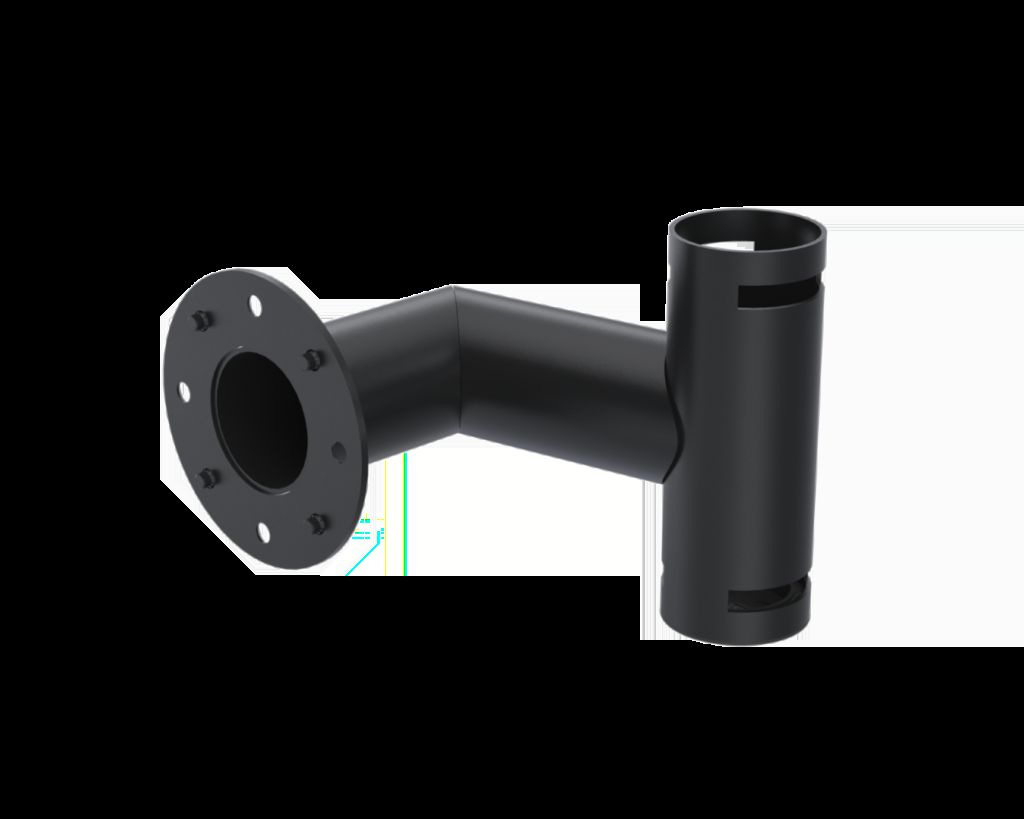 ERGONOMIC SOLUTIONS - SPSK509-02 - SCO Kiosk Bras périphérique portrait -Noir-