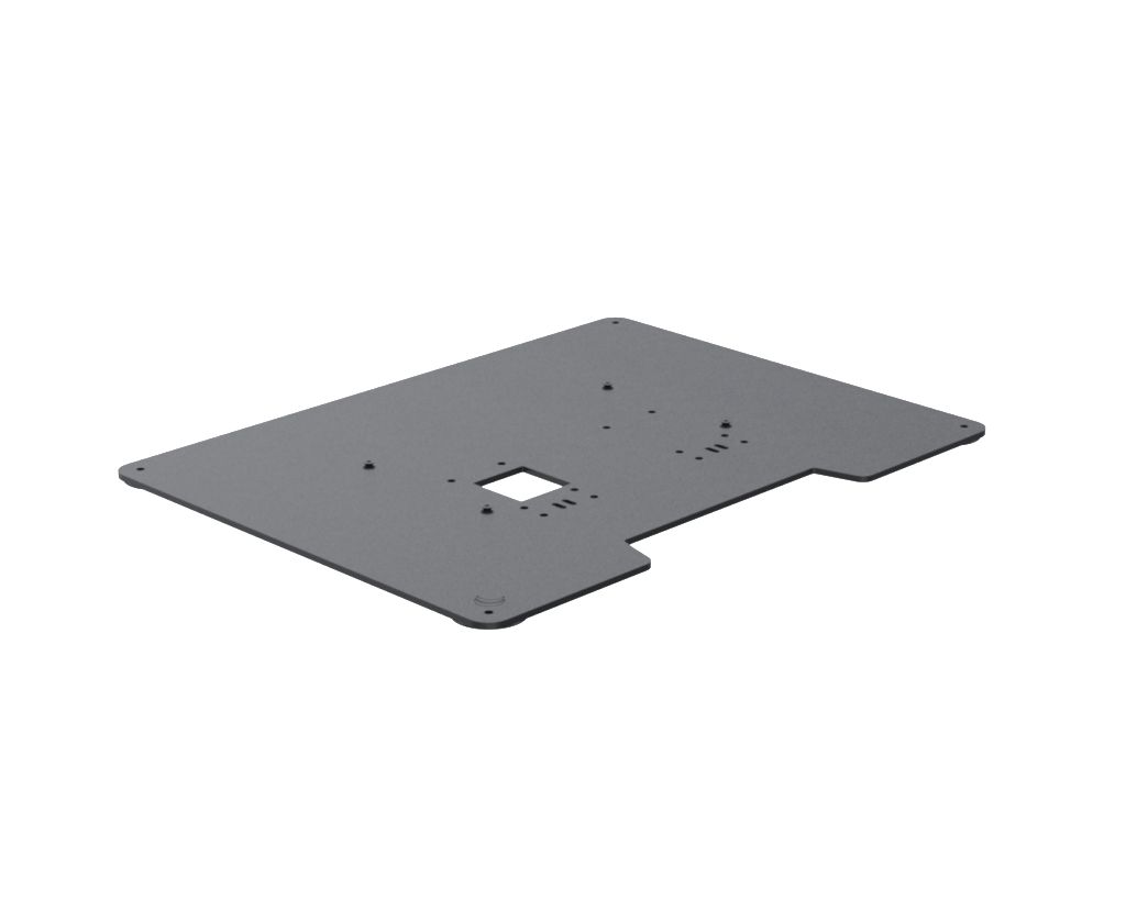 ERGONOMIC SOLUTIONS - SPSK513-02 - SCO Kiosk Plaque de base pour comptoir -Noir-