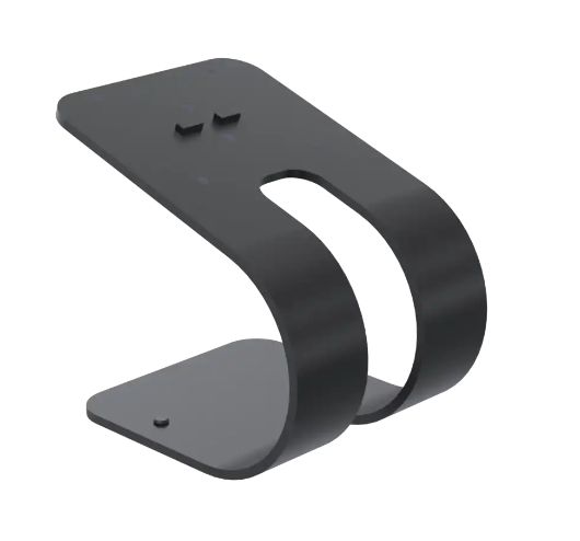 ERGONOMIC SOLUTIONS - SPTPC403-02 - SpacePole TabPrint Curve - Support courbé - Noir