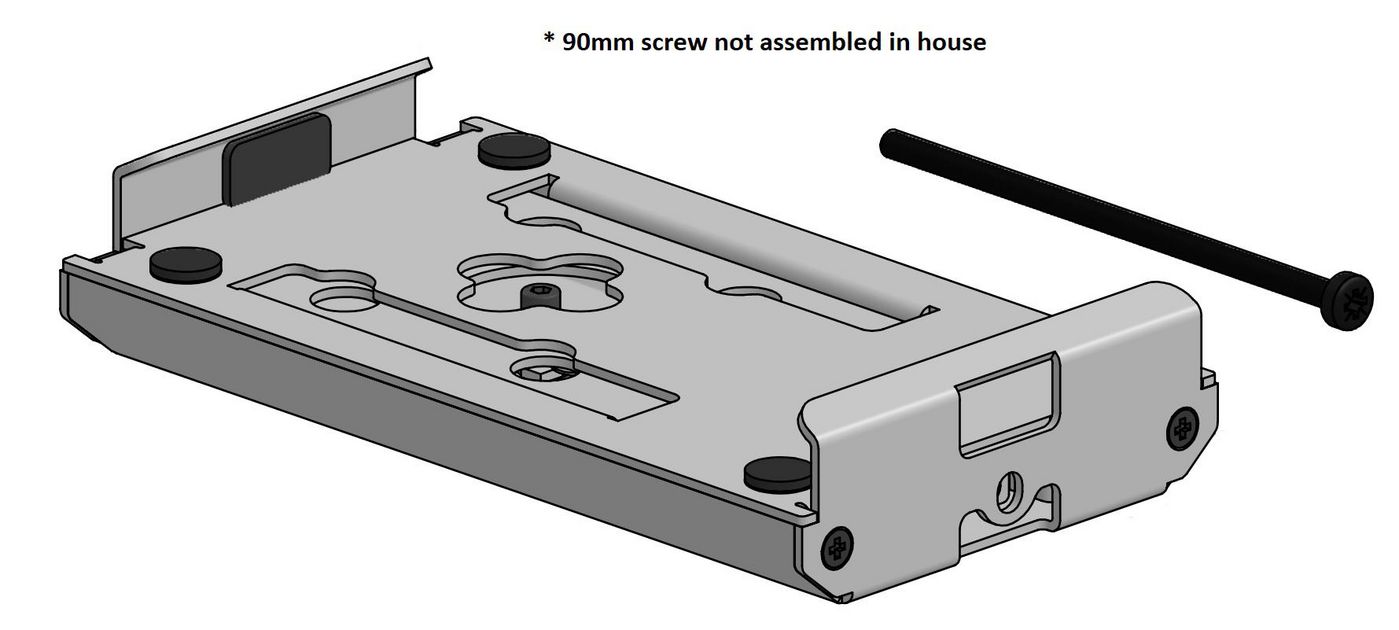 ERGONOMIC SOLUTIONS - SPUF001-01 - Support de tablette en U, 7"-