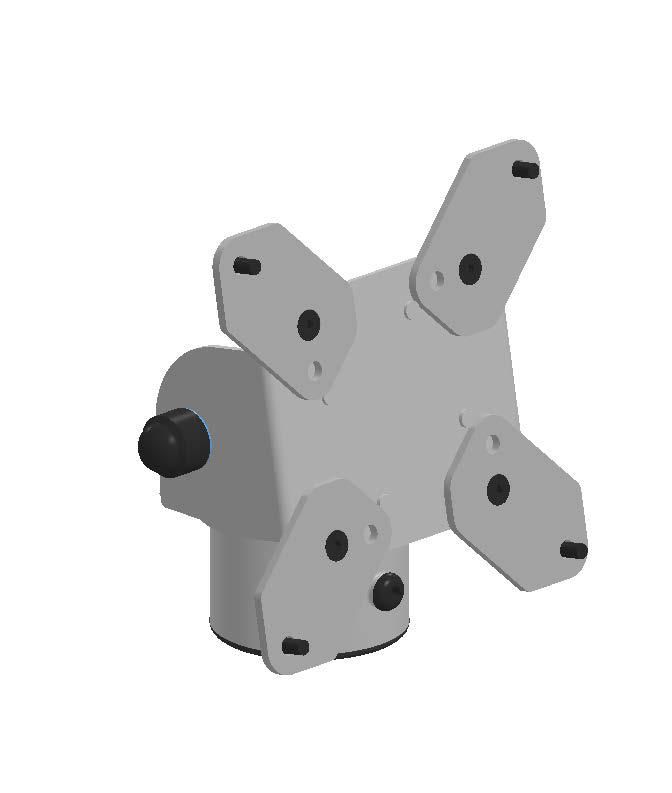 ERGONOMIC SOLUTIONS - SPV106-H-02 - Ancien VESA Montage par le haut - Haut